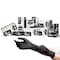 Handcare Disposable Gloves, 6 mil Palm, Nitrile, Powder-Free, 2XL, 100 PK, Black HC-NEBK60XXL - alternate 1